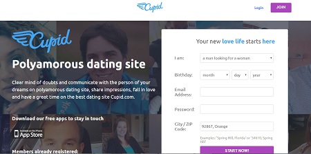 cupid, find polyamory relationship